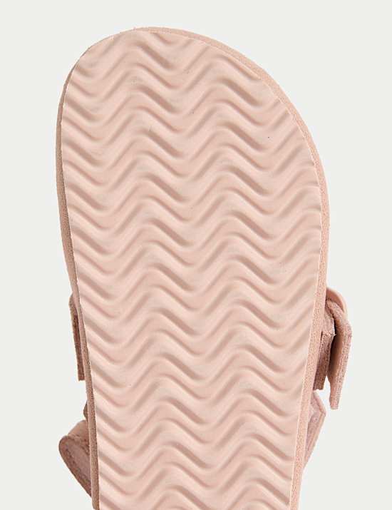 Kids Suede Riptape Clogs (4 Small - 2 Large)