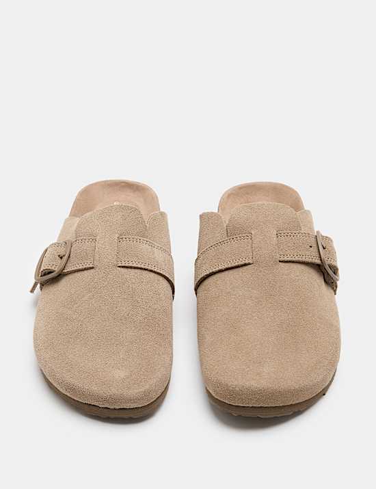 Kids' Suede Footbed Clogs (3 Large - 6 Large)