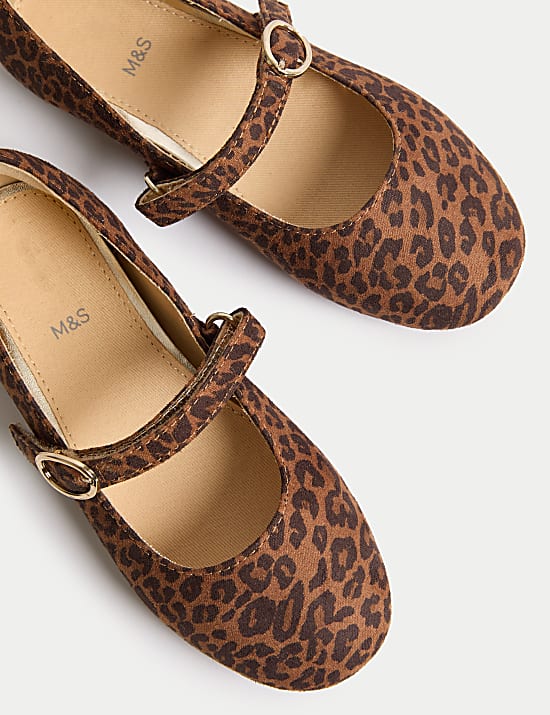 Bailarinas infantiles con estampado (4&nbsp;pequeño-2&nbsp;grande)