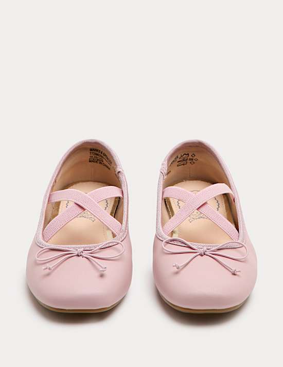 Kids' Square Toe Ballet Shoes (4 Small - 6 Large)