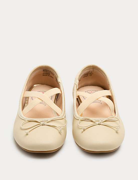 Kids' Square Toe Ballet Shoes (4 Small - 6 Large)