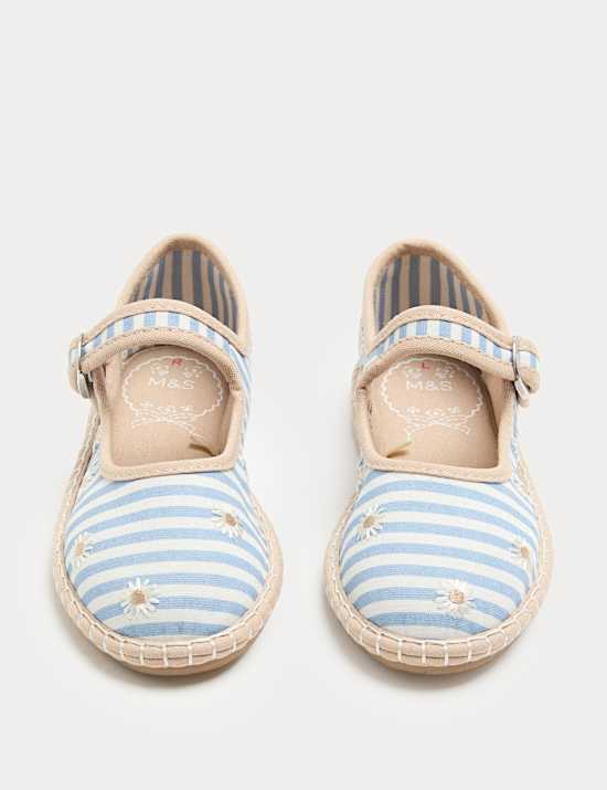 Kids' Heritage Stripe Ballet Shoes (4 Small-2 Large)