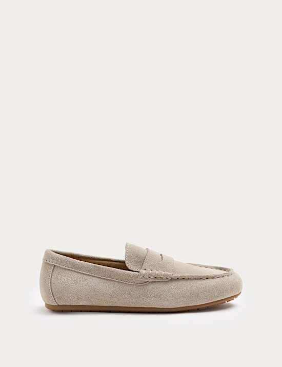 Kids' Suede Boat Shoes (6 Small-5 Large)