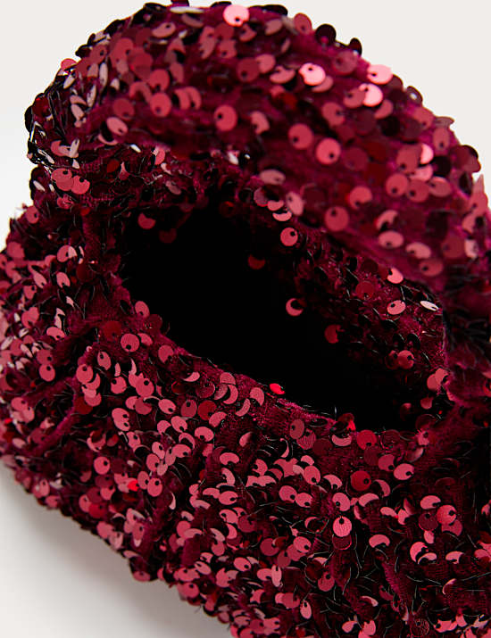 Bandolera infantil con lentejuelas