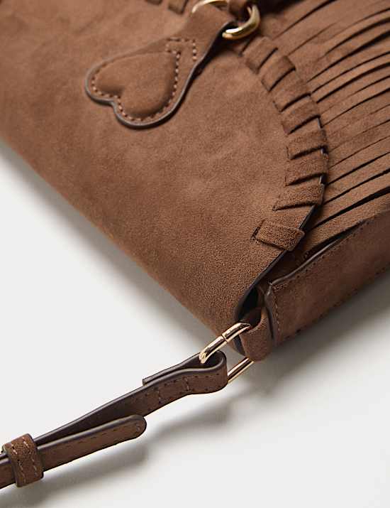 תיק אלכסון עם פרנזים לילדות