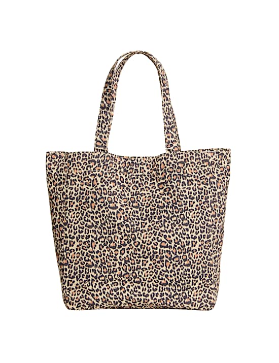 Sac fourre-tout enfant 100 % coton à motif léopard