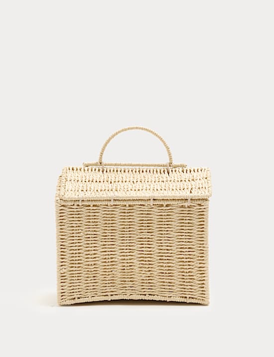 Tas Jerami Rumah Boneka Rangka Rumah untuk Bayi