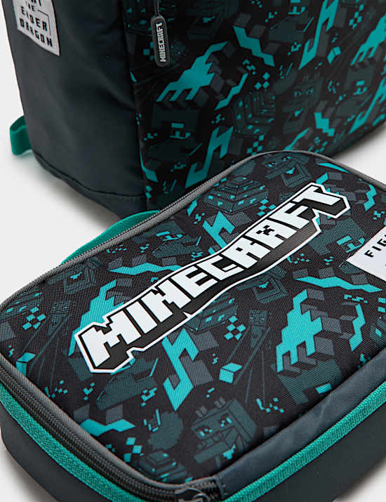 Mochila y caja de almuerzo de 2 piezas de Minecraft&trade;