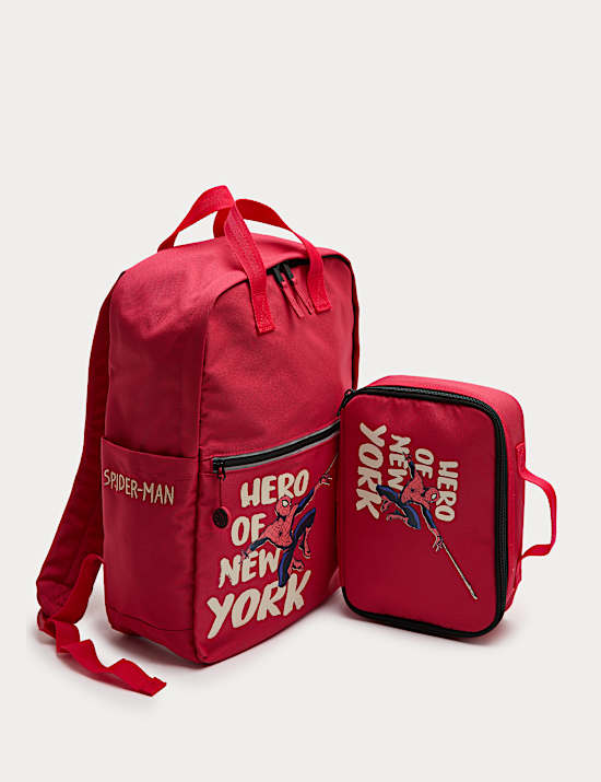 Conjunto de 2 piezas de mochila y caja de almuerzo de Spider-Man&trade;