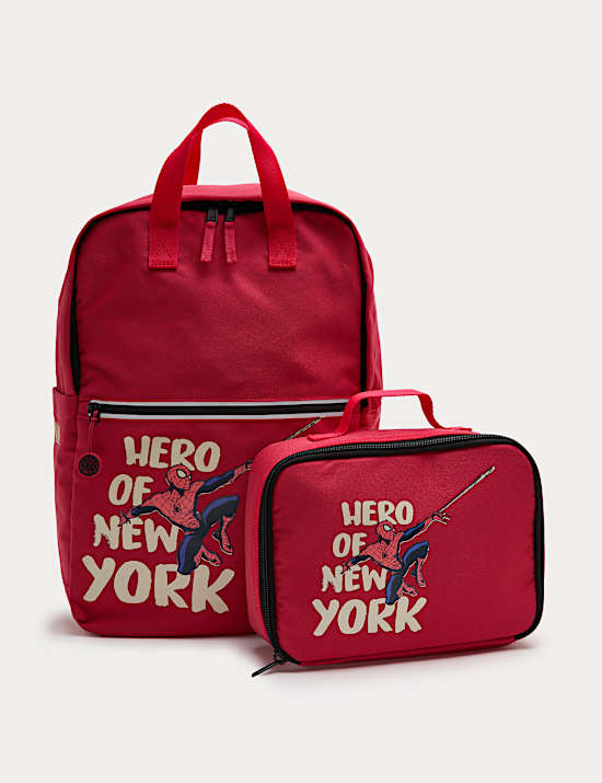 Conjunto de 2 piezas de mochila y caja de almuerzo de Spider-Man&trade;