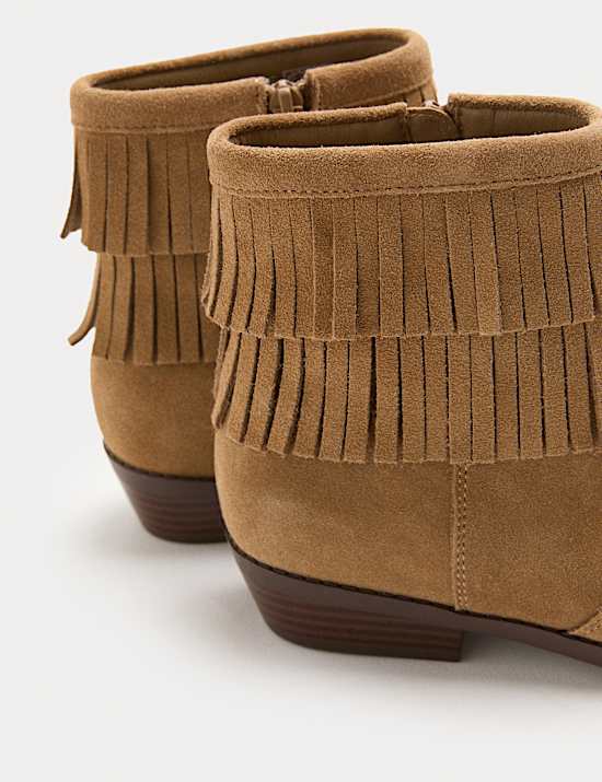 Knöchelhohe Stiefel für Kinder aus Leder (20,5–29)
