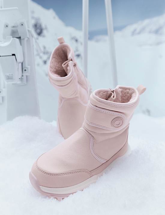 Botas de esquí infantiles impermeables (4 pequeño - 2 grande)