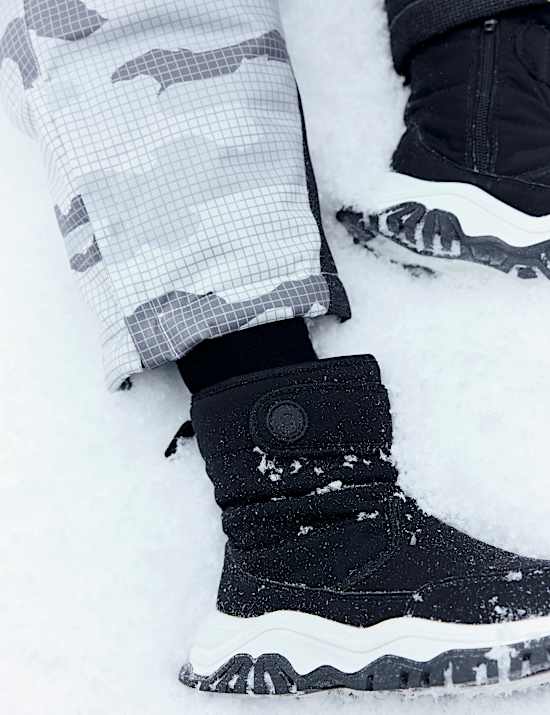 Botas de esquí infantiles impermeables (4 pequeño - 2 grande)