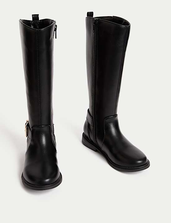 Reiterstiefel mit Schnalle für Kinder (28–39,5)