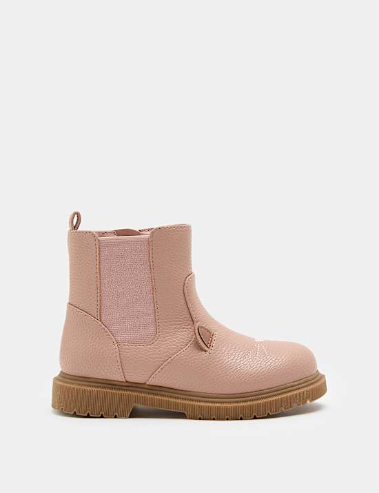 Wadenhohe Kinderstiefel mit Katzenmotiv (20,5&ndash;34,5)