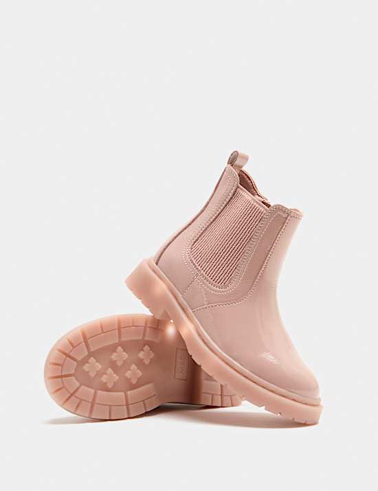 Bottines Chelsea vernies lumineuses enfant (du 20,5 au 34,5)