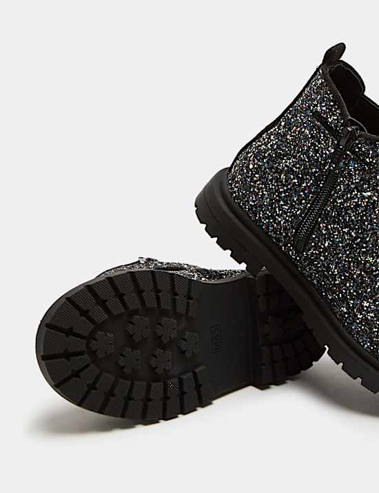 Glitzernde Chelsea-Stiefel f&uuml;r Kinder (20,5&ndash;34,5)