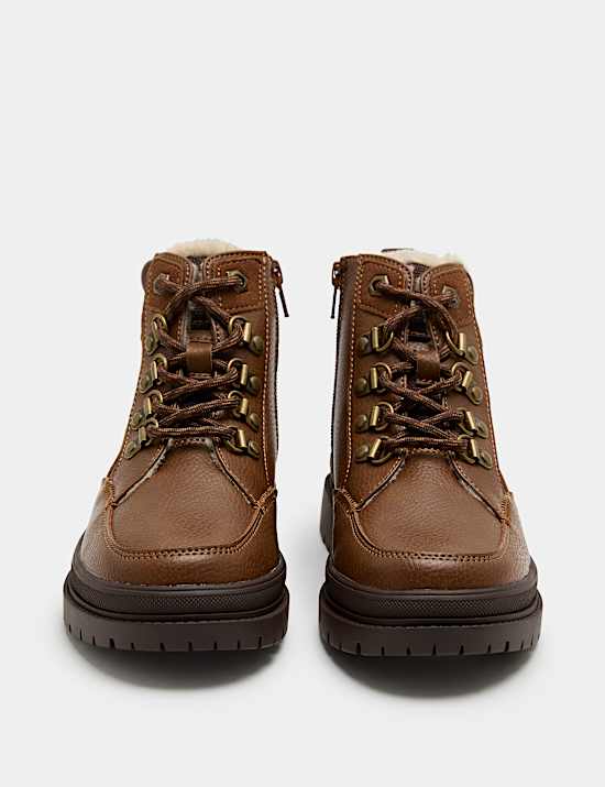 Wanderschn&uuml;rstiefel f&uuml;r Kinder mit Kunstpelzfutter (23&ndash;37)