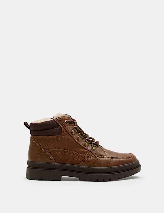Wanderschn&uuml;rstiefel f&uuml;r Kinder mit Kunstpelzfutter (23&ndash;37)