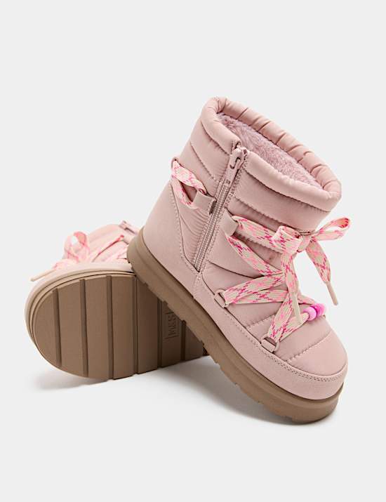 Kids' Beaded Snow Boots