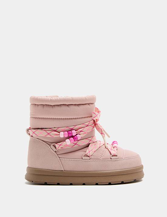 Kids' Beaded Snow Boots