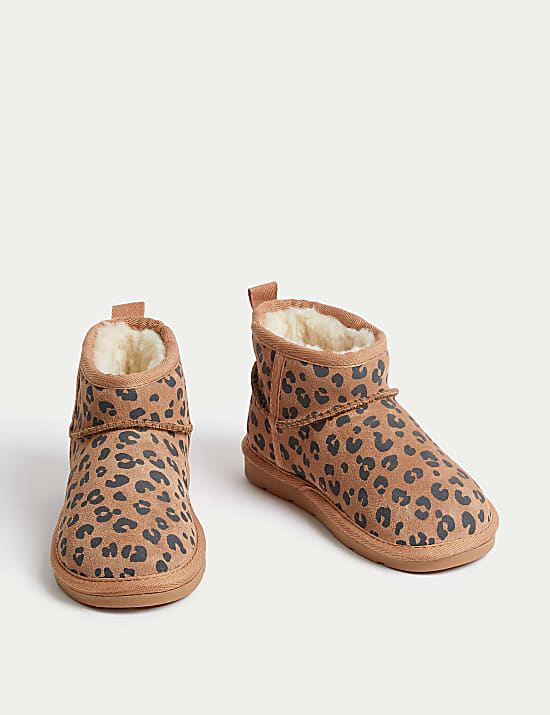 Botas infantiles de ante (4 peque&ntilde;o-6 grande)