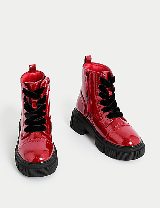 Glitter Ankle Boots (4 Small - 2 Large)