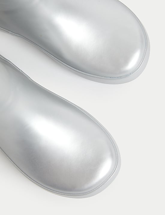 Kids' Metallic Wellies (4 Small - 6 Large)