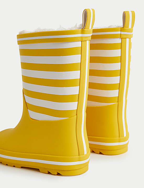 Kids' Striped Wellies (4 Small - 6 Large)
