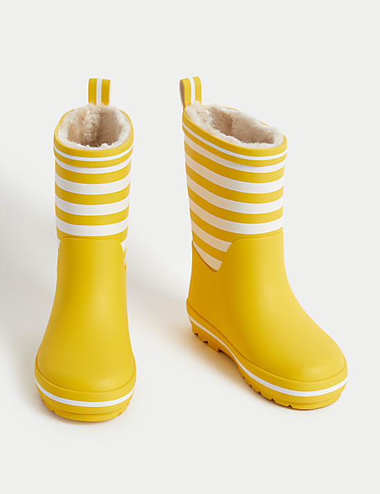 Kids' Striped Wellies (4 Small - 6 Large)