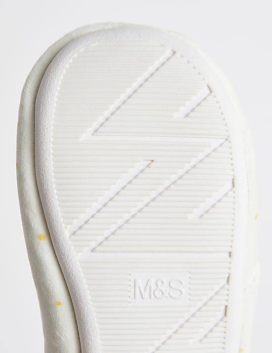 Chaussons enfants à bande auto-agrippante et motif lapin (du 20 au 31)