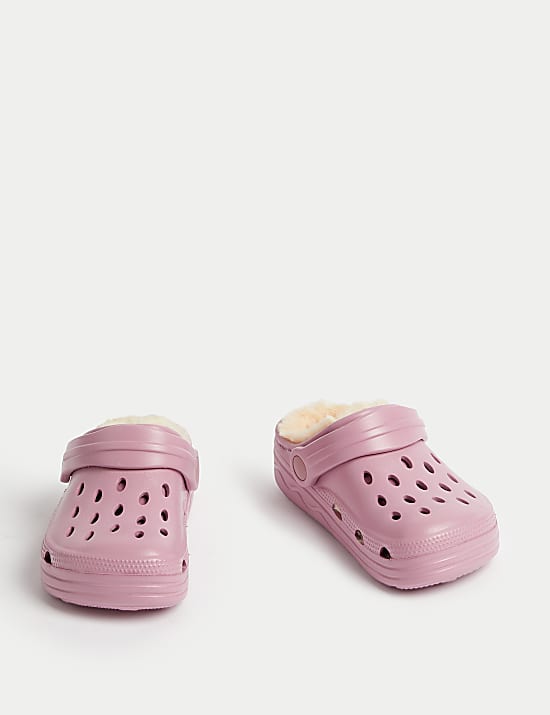 Kids' Fur Lined Clogs (4 Small -13 Small)