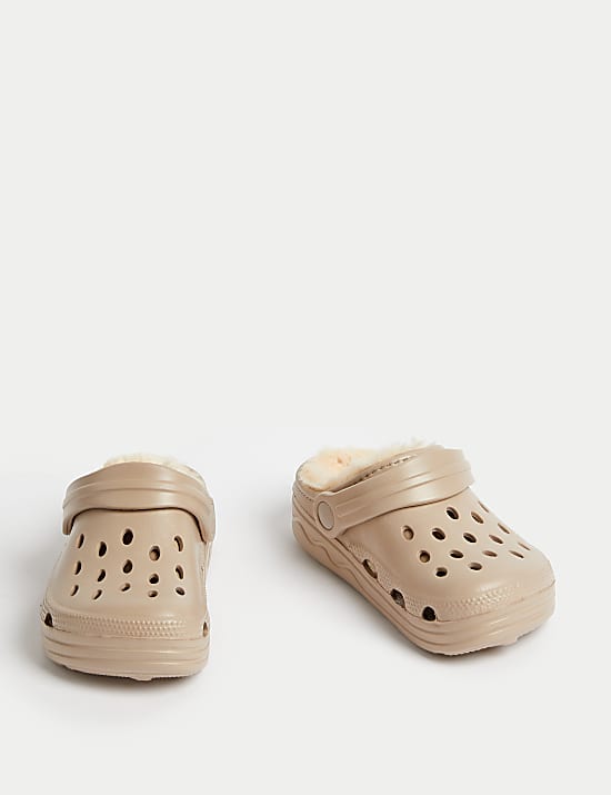 Kids' Fur Lined Clogs (4 Small -13 Small)