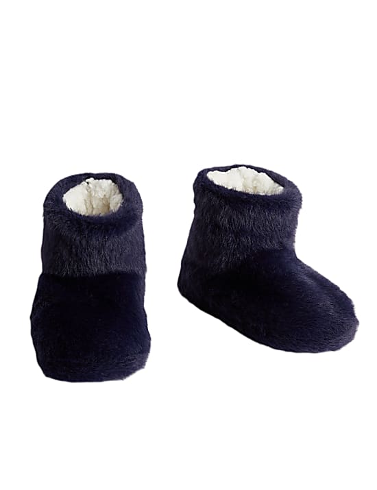 Kids' Faux Fur Slipper Boots (4 Small - 7 Large)