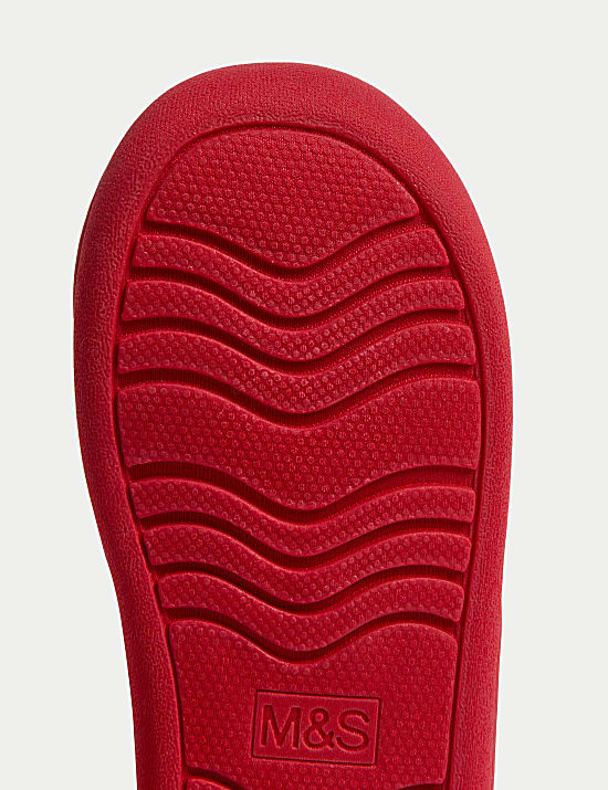 Παιδικές παντόφλες με σχέδιο καρδιές και βέλκρο (4 Small - 12 Small)