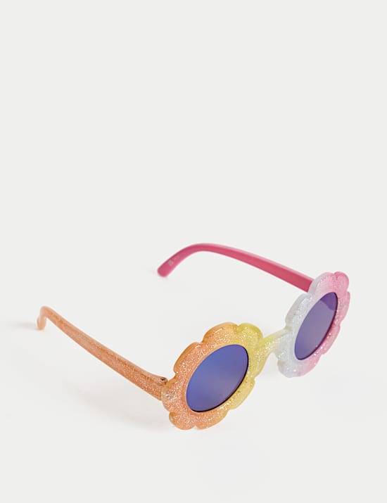 Lunettes de soleil enfant à motif fleuri (du S au L)