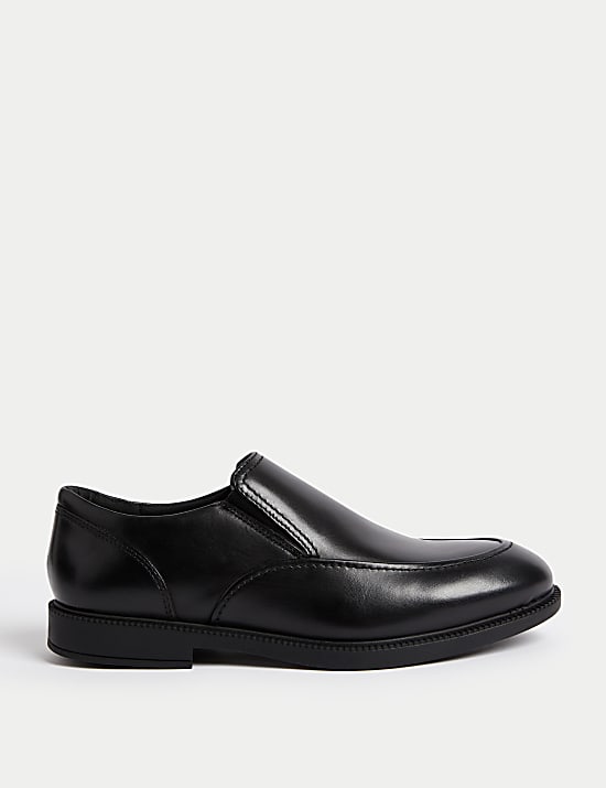 Kids' Leather Freshfeet™ Slip-on School Shoes (13 Small - 9 Large)