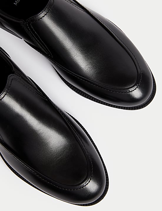 נעלי עור ליום יום ללא שרוכים לילדים בשילוב Freshfeet™‎ (13 סמול - 9 לארג')