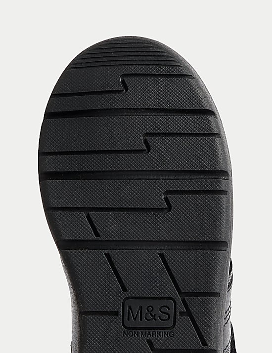 Leather Riptape School Shoes (8 Small - 2 Large)