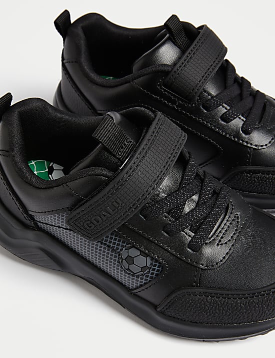 Kids' Leather Football School Shoes (8 Small - 2 Large)