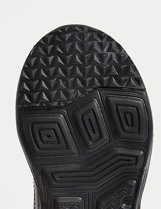 Kids' Leather Riptape School Shoes (8 Small - 2 Large)