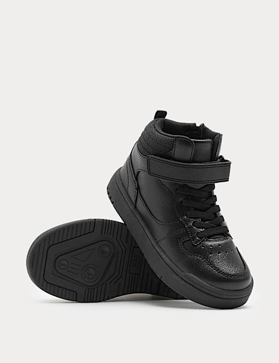 Chaussures montantes enfant en cuir, id&eacute;ales pour l&rsquo;&eacute;cole (du 25,5 au 34,5)