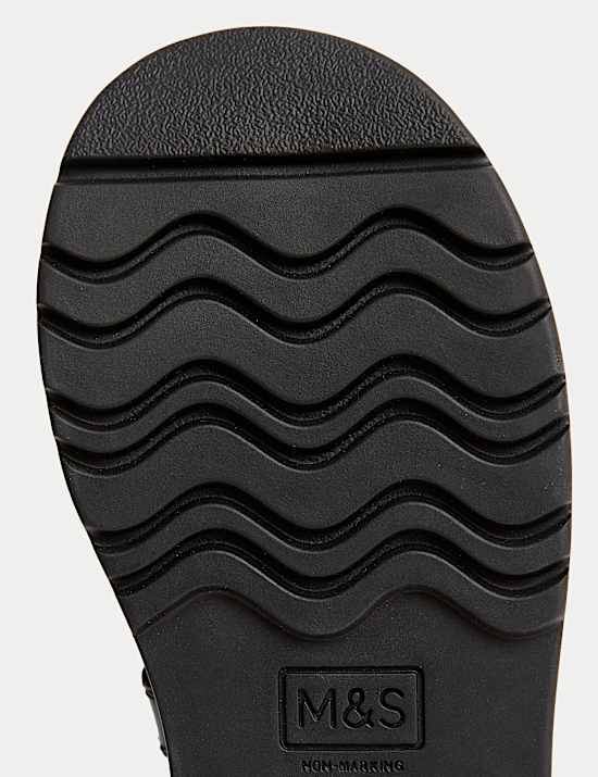 Kids’ Leather T-Bar School Shoes (8 Small - 2 Large)