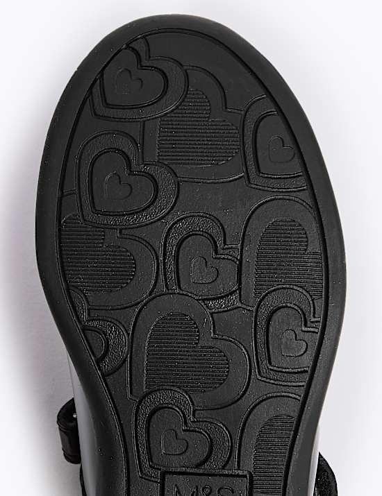 Leren schoolschoenen met klittenband voor kinderen (maat 25,5-33)