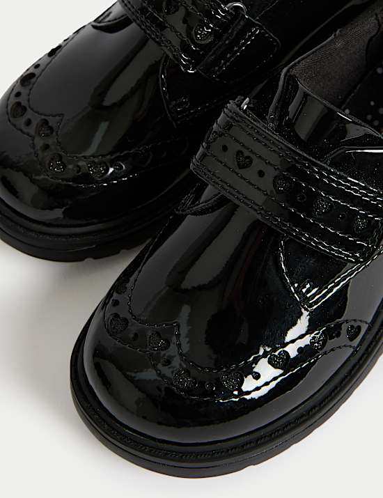 Kids' Patent Leather School Shoes (8 Small - 2  Large)