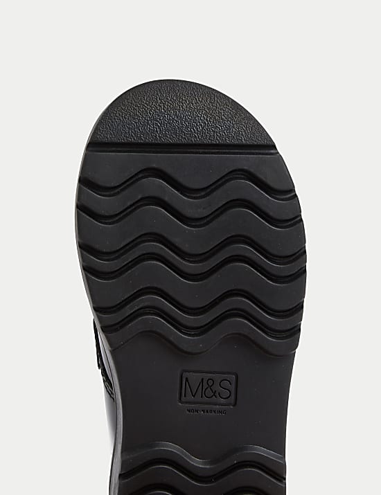 Kids' Patent Leather School Shoes (8 Small - 2  Large)