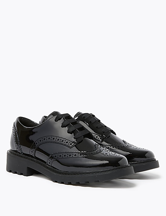 Black school brogues discount