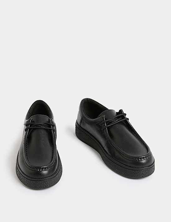 Kids' Leather School Shoes (13 Small - 9 Large)