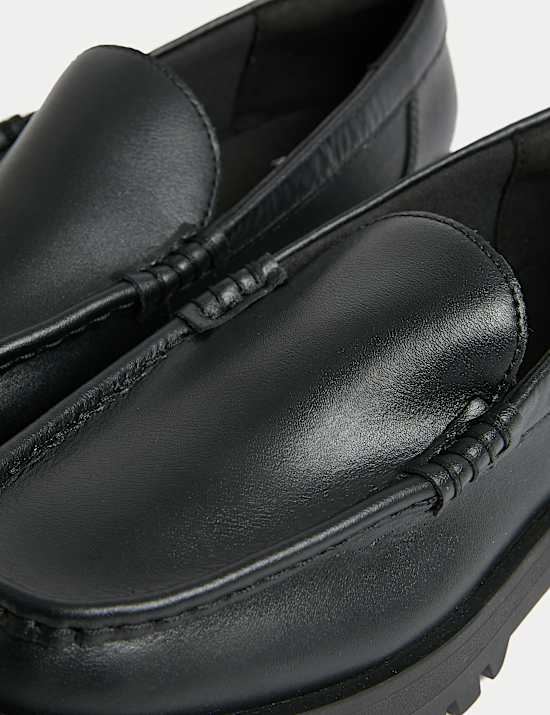 Kids' Leather School Shoes (13 Small - 7 Large)