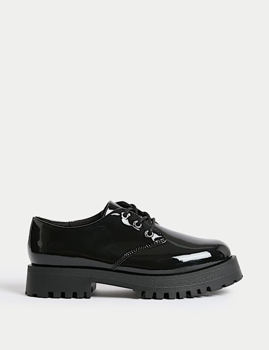 Kids' Leather School Shoes (13 Small - 7 Large)